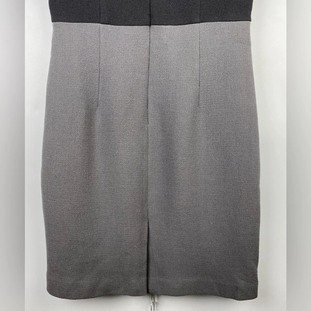 Milly New York Wool Colorblock Sleeveless Tank Dress